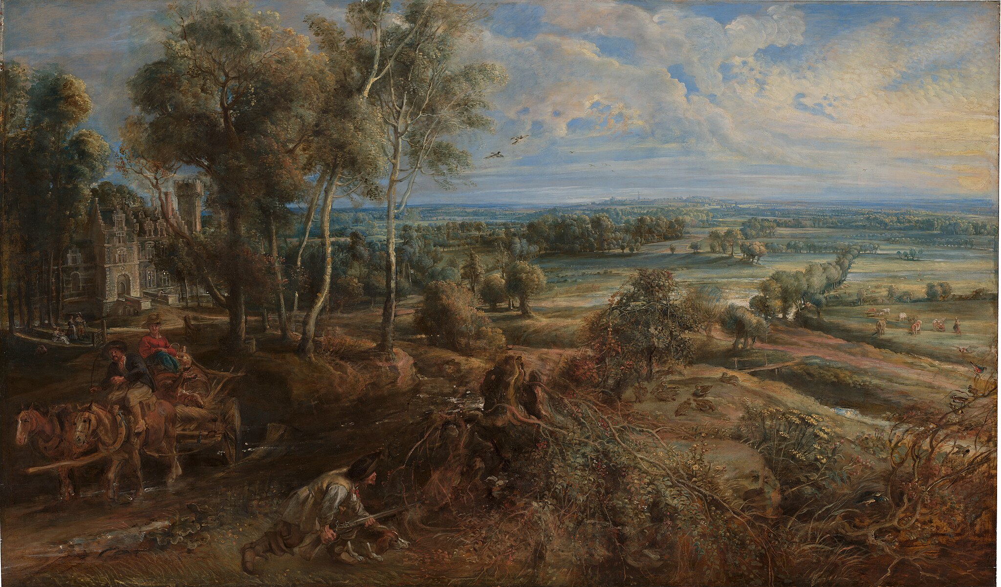 A View of Het Steen in the Early Morning